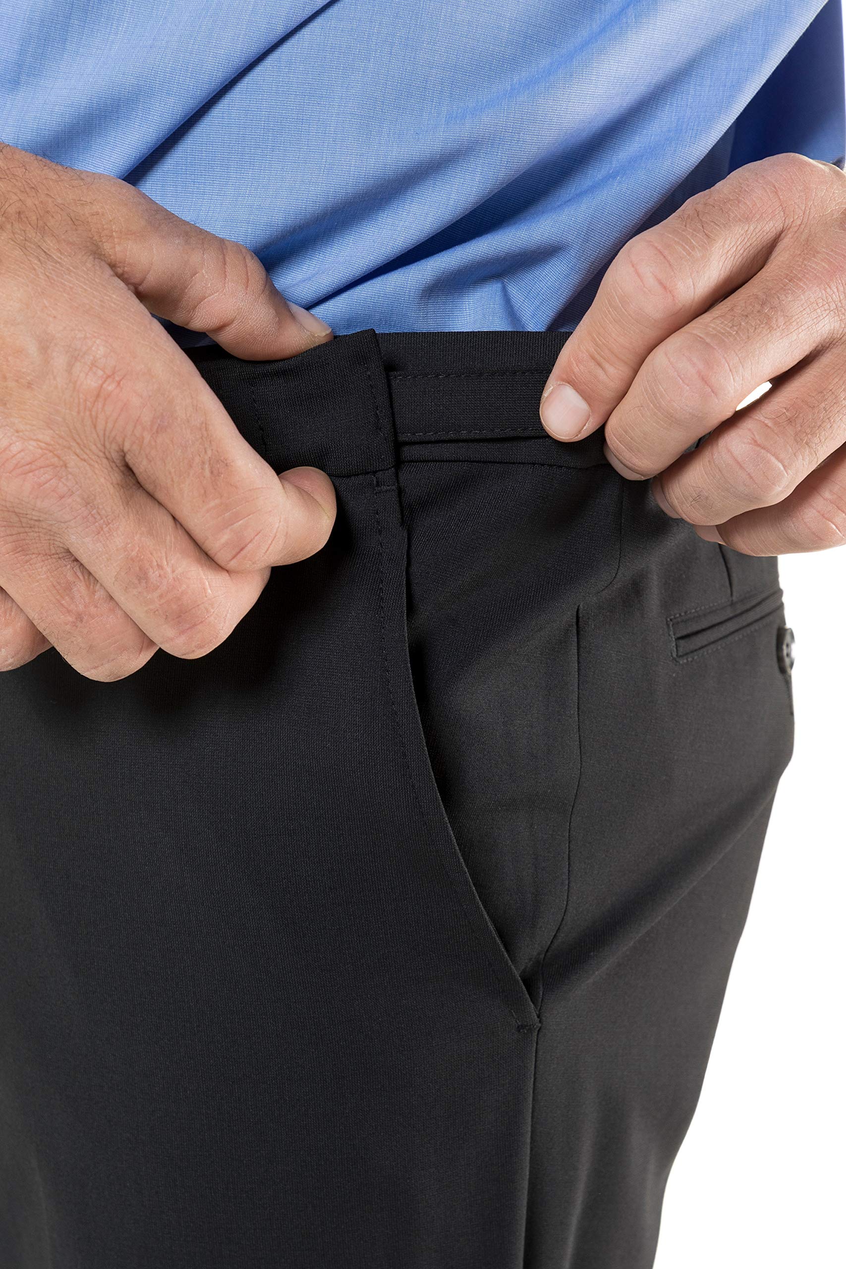 JP 1880 Big & Tall Men's Plus Size Wool Blend Comfort Waist Dress Pants (Sizes L-8XL) - Office Wear & Formal Occasions