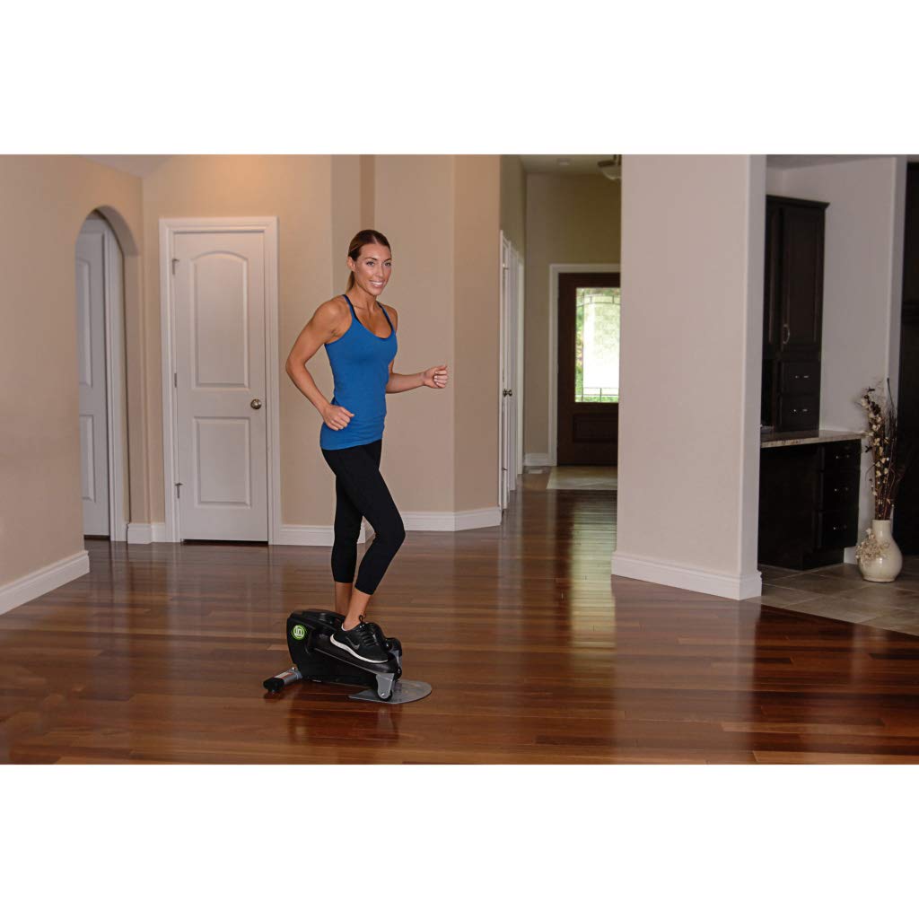 Stamina Inmotion Compact Strider Under Desk Elliptical Machine - Portable Foot Pedal Exerciser for Home & Office - Seated or Standing Workout Equipment for Legs & Cardio Training - Perfect for Small Spaces & Sedentary Lifestyles