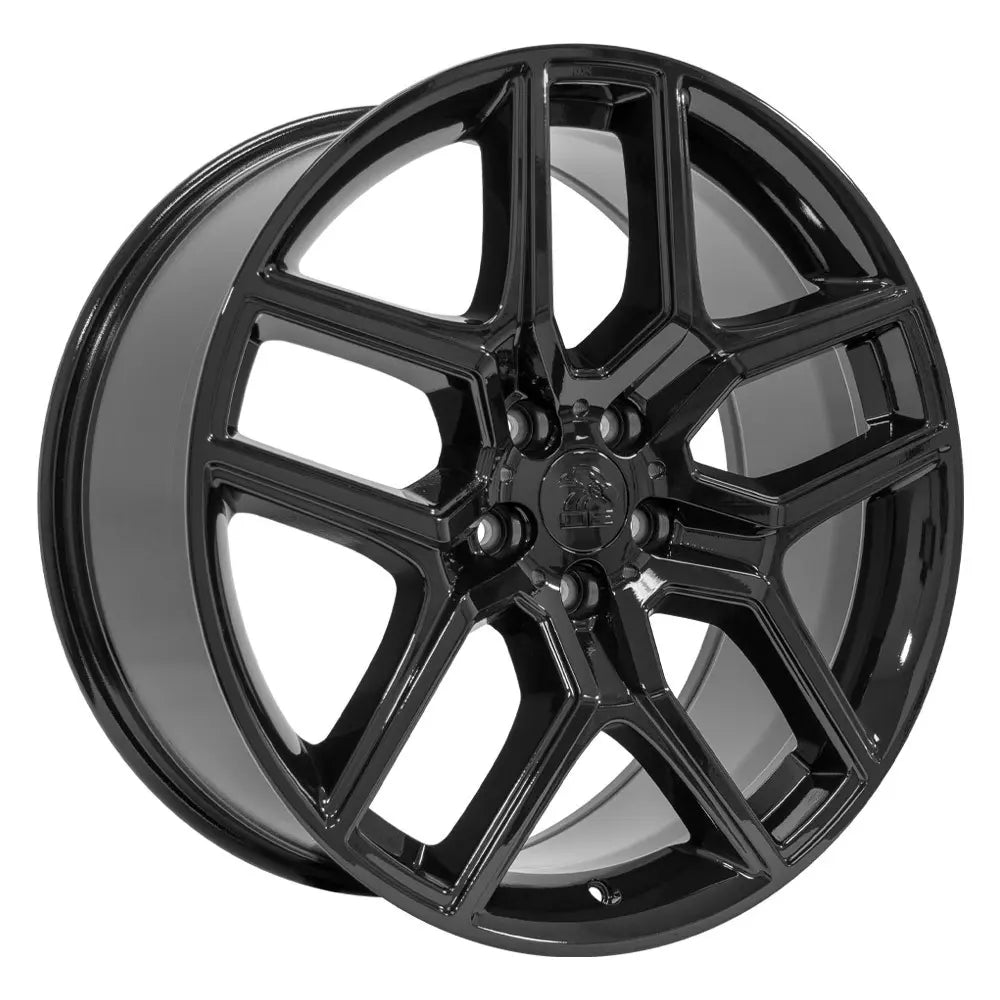 20 Inch Black Replacement Wheel for Ford Explorer - FR73 Replica Rim 20x9 - Perfect for Off-Roading & Urban Driving