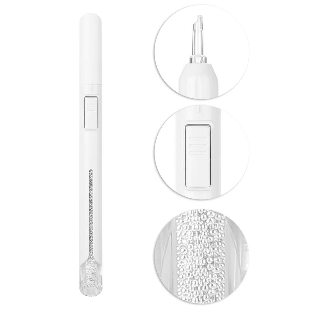 0.8mm Multi-Functional Nail Art Dotting Pen - Salon Professional Nail Beads & Rhinestones Decoration Tool for Manicure (Silver) | Perfect for Nail Design, DIY Art, and Professional Salon Use