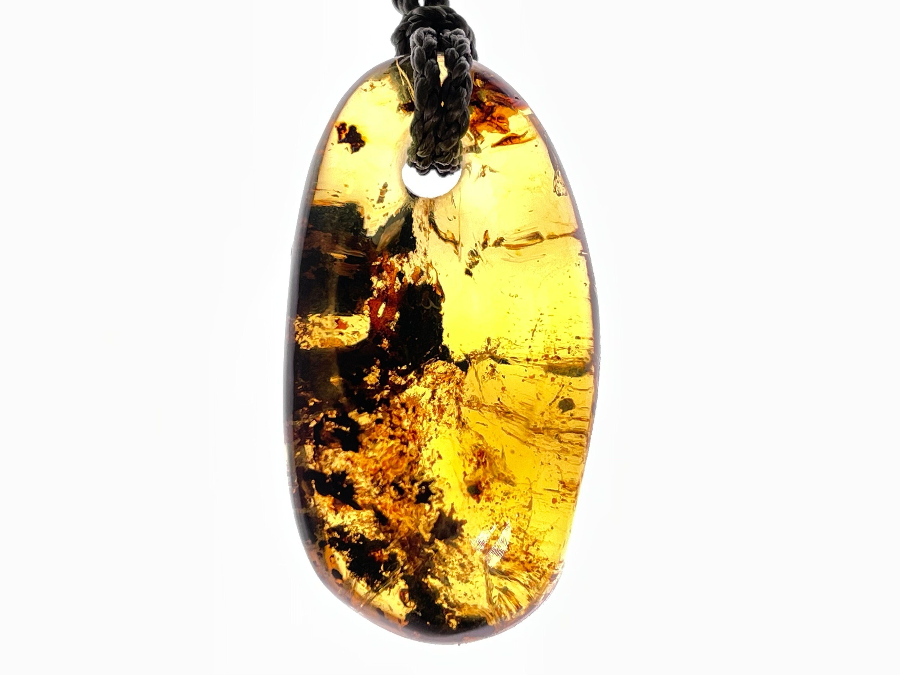 AMBER Crystal Necklace - Handmade Healing Stone Pendant Jewelry for Women, Natural Baltic Amber Gemstone Gift for Her | Perfect for Meditation, Energy Healing & Spiritual Wellness