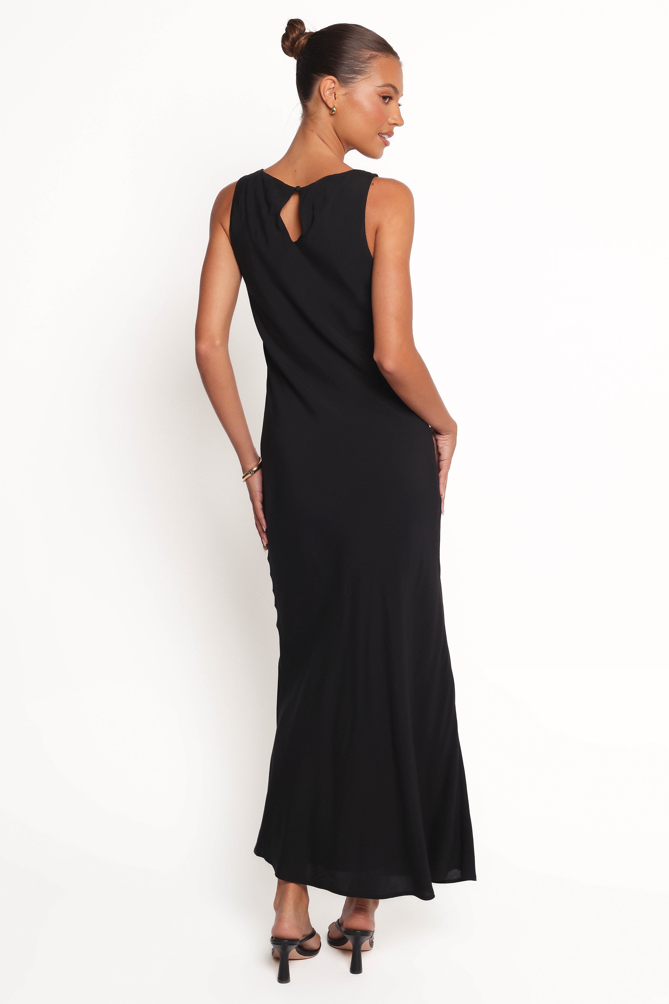 Flavia Maxi Dress - Elegant Black Long Dress for Women | Perfect for Summer, Beach, Parties & Casual Wear