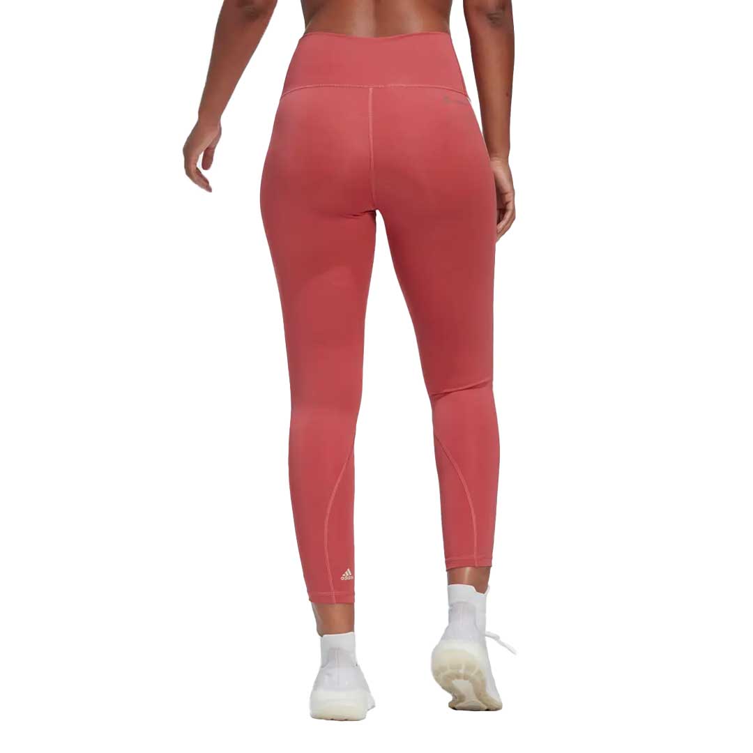 Adidas Women's Optime Trainicons 7/8 Workout Leggings - HM1151 - High Waisted Yoga Pants for Running, Gym & Fitness Training