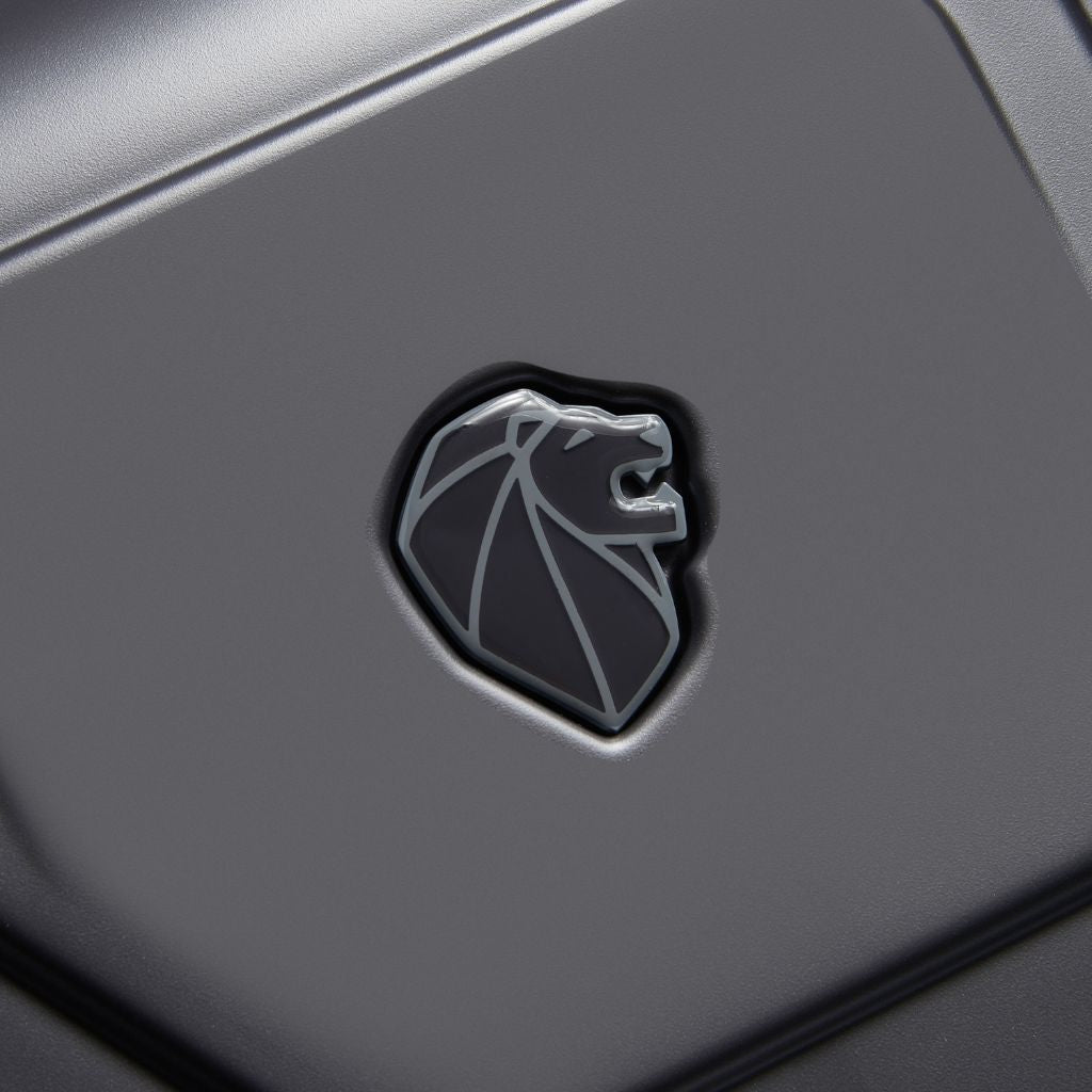 Peugeot Voyages 80cm Zipperless Trunk Luggage - Anthracite Gray Large Check-In Suitcase for Air Travel & Vacation Packing