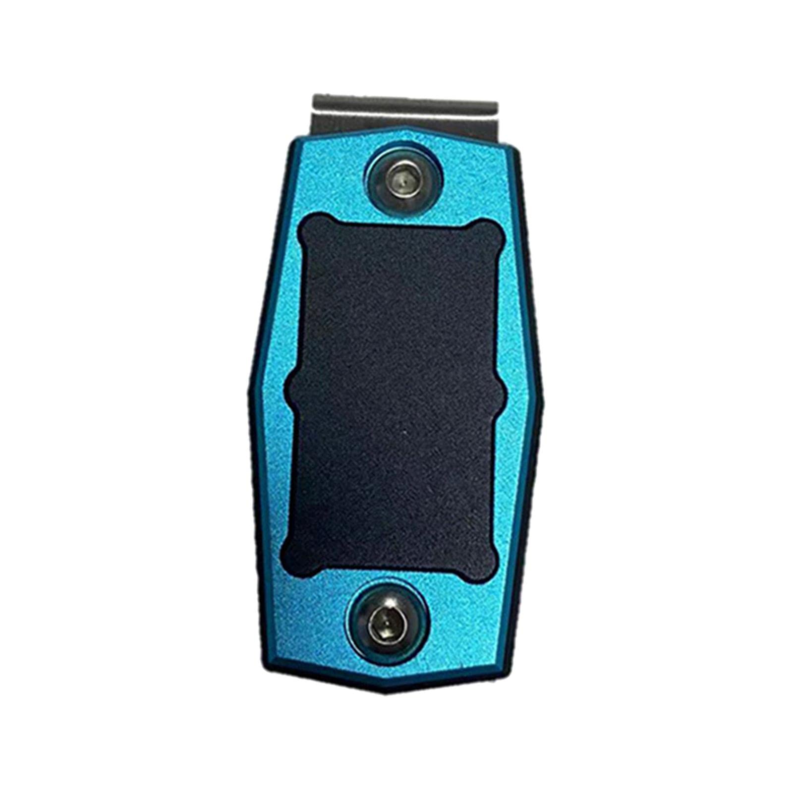 Rockible Magnetic Chalk Belt Clip - Billiard Chalk Holder Case for Pool Players (Blue & Black) - Perfect for Pool Halls, Bars & Home Game Rooms