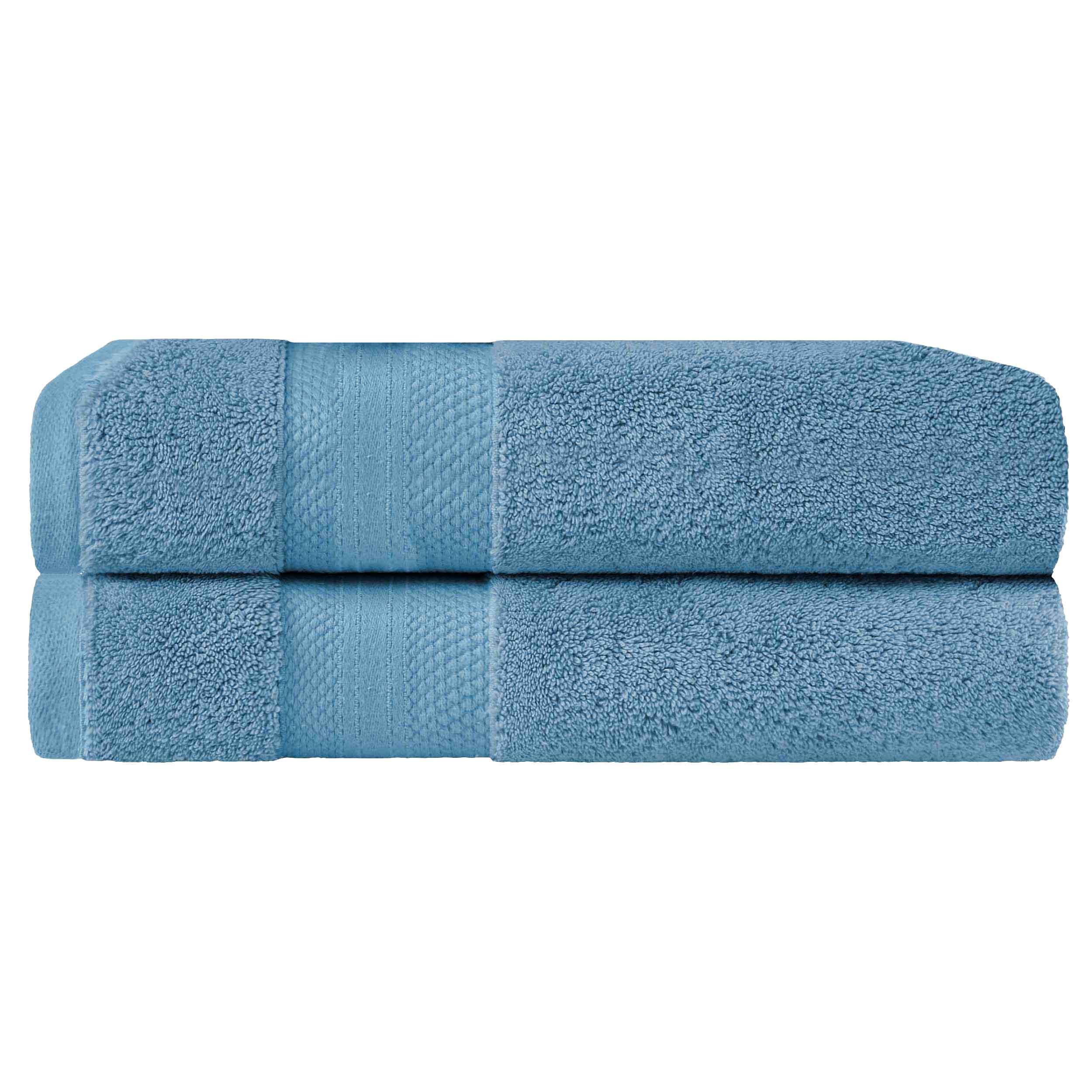 Premium Turkish Cotton Bath Towel Set - Ultra Soft & Absorbent 2-Piece Bath Sheets for Spa, Gym & Luxury Bathroom Use