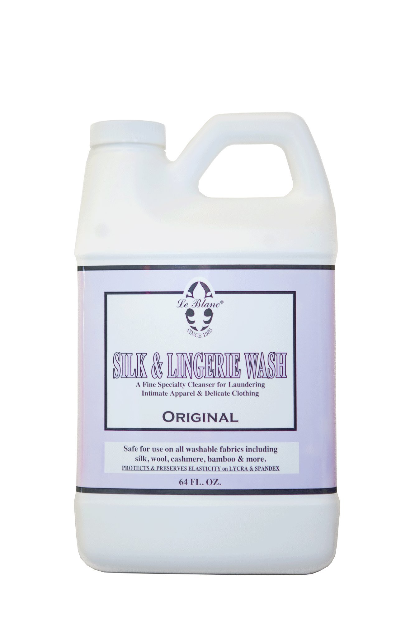 Le Blanc® Original Silk & Lingerie Wash - 64 FL. OZ. (3 Pack) | Gentle Detergent for Delicate Fabrics | Perfect for Silk, Lace & Intimate Apparel Care