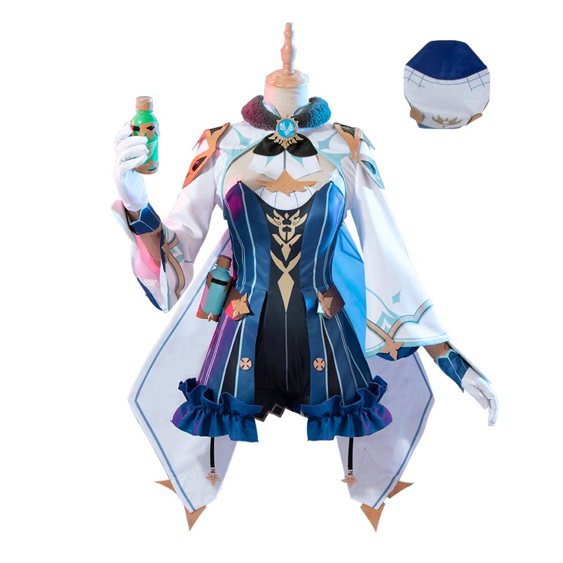 Yilisclothing Sucrose Genshin Impact Cosplay Costume - Anime Game Character Outfit for Halloween, Comic Con & Cosplay Events