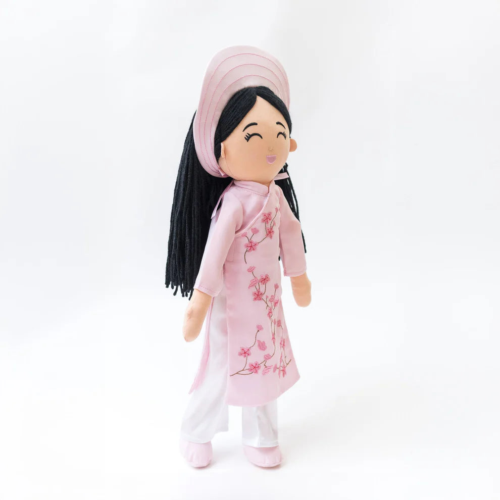 Authentic Vietnamese Handmade Joeydolls - Traditional Folk Art Dolls for Home Decor, Collectibles & Cultural Gifts | Perfect for Asian-Themed Rooms, Cultural Displays & Unique Presents