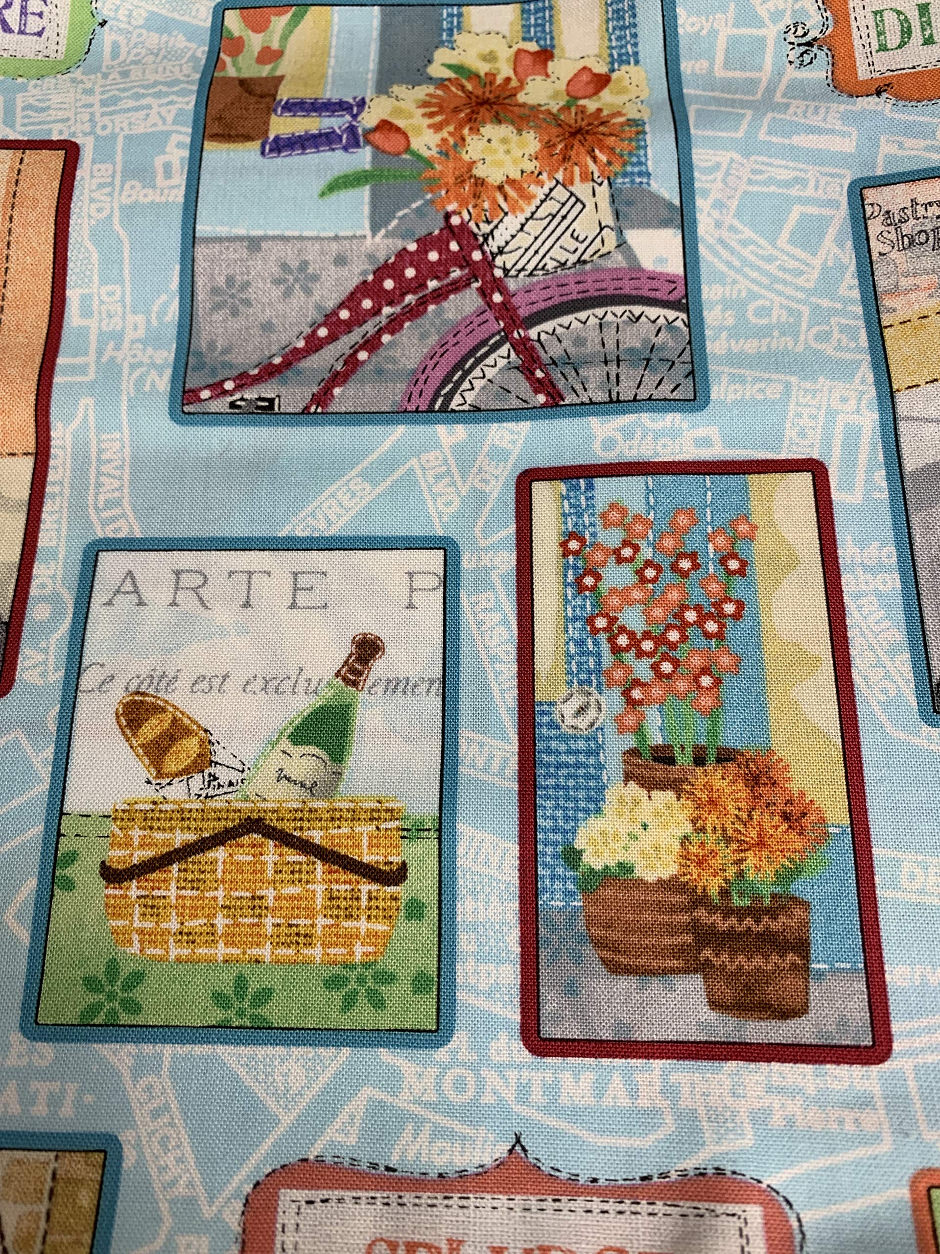 Henry Glass & Co. Enjoy The Journey Scenic Multi-Color Quilt Fabric by The Yard - Perfect for DIY Quilting, Home Decor & Craft Projects