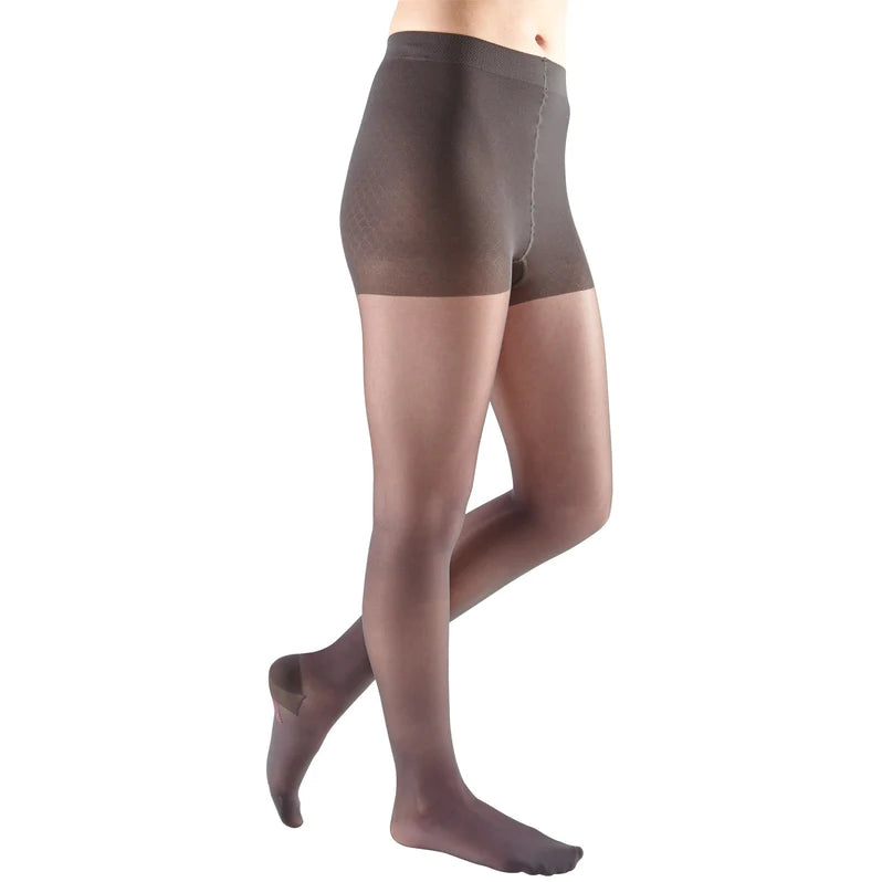 Medi Sheer & Soft 20-30mmHg Closed Toe Compression Pantyhose with Non-Adjustable Waistband - Ideal for Circulation Support, Travel & Daily Wear