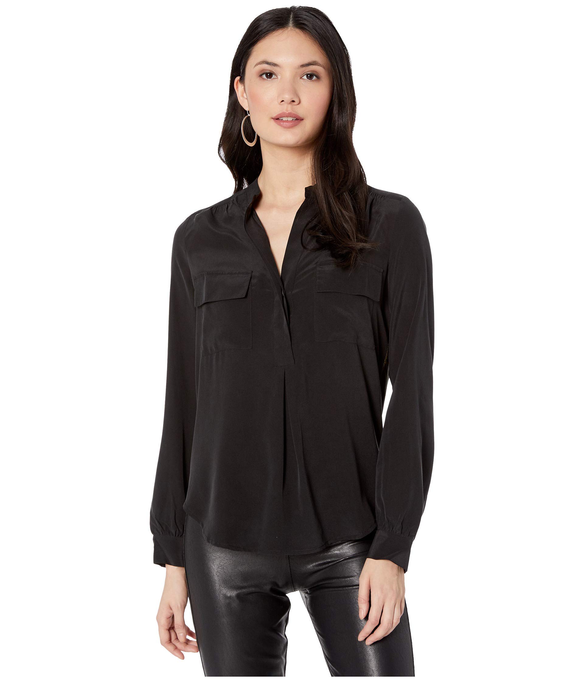 Elegant Women's Long Sleeve Silk Blouse - Soft & Breathable Silk Shirt for Office, Party & Formal Occasions
