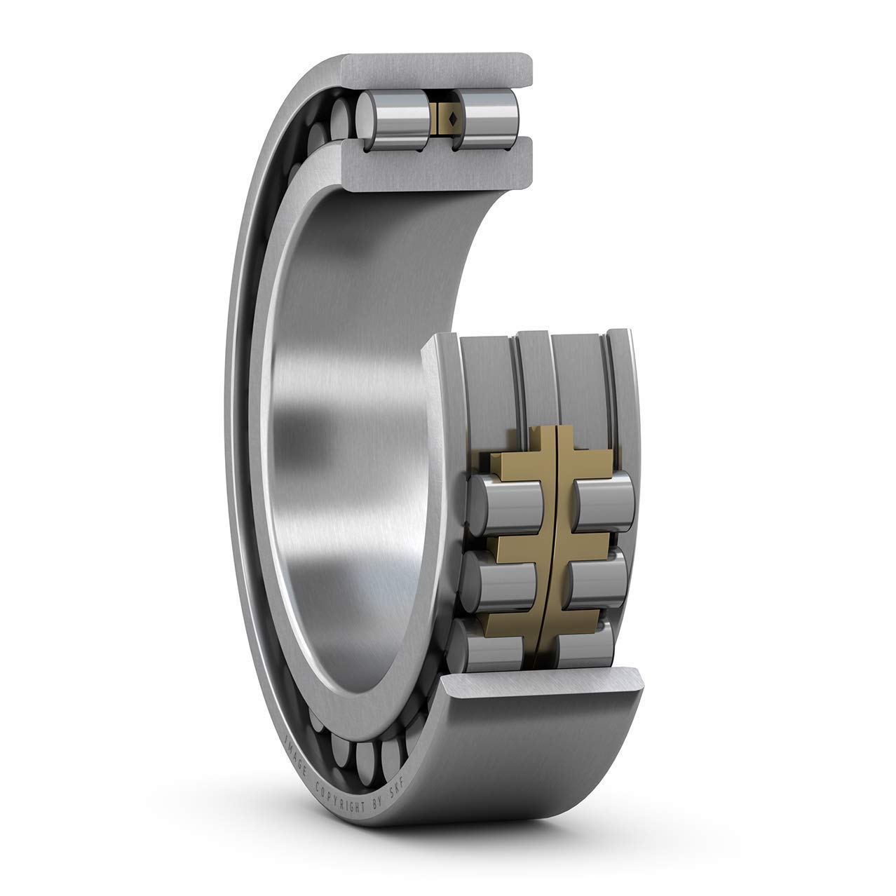 SKF NN 3009 TN/SP Double Row Cylindrical Roller Bearing - 45mm Bore, 75mm OD, 23mm Width - Removable Outer Ring, RBEC 5 Precision, Polyamide Cage - Ideal for Industrial Machinery, Heavy Equipment, and High-Speed Applications