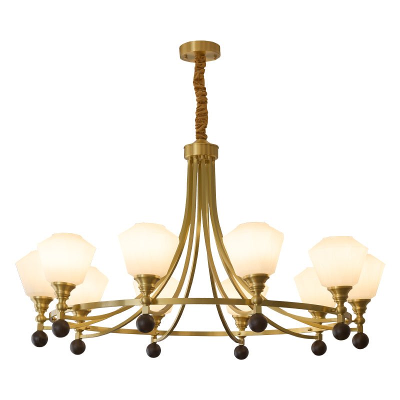 Elegant Bravado Crystal Chandelier - Modern Luxury Ceiling Light Fixture for Dining Room, Living Room & Bedroom Decor