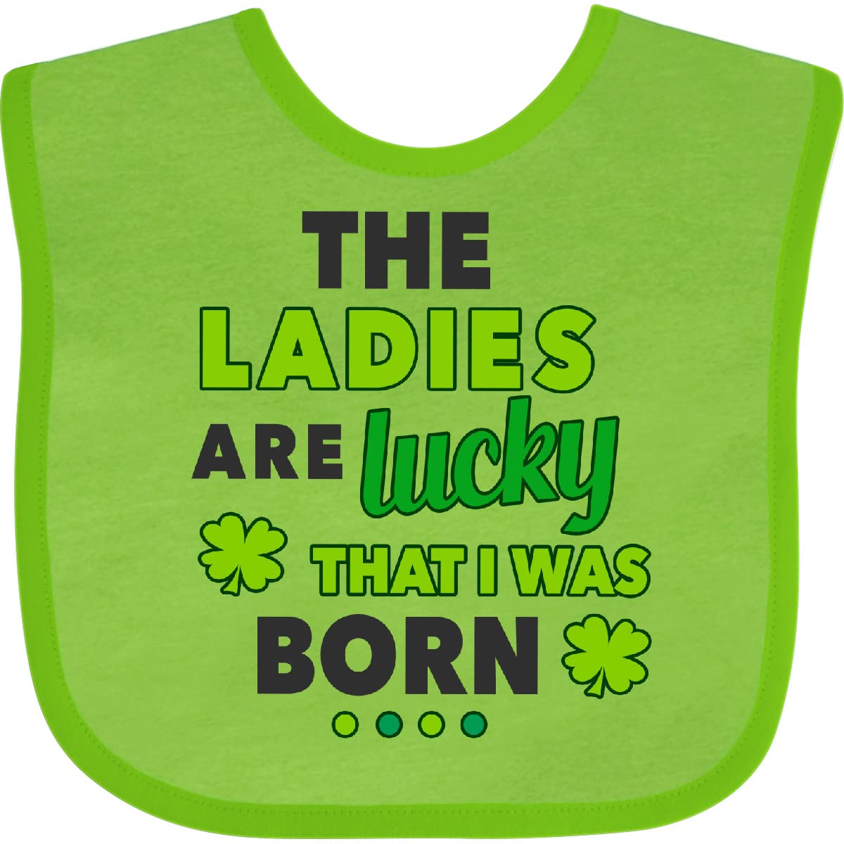 Inktastic St. Patrick's Day Baby Bib for Boys - 