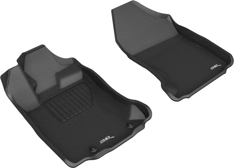 3D MAXpider Kagu Custom Fit Floor Mats for 2020-2021 Subaru Legacy & Outback - 1st Row, All-Weather Protection, Black - Perfect for Daily Commutes, Road Trips & Winter Driving