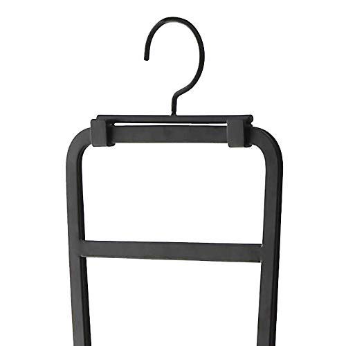 Yamazaki Adjustable Steel Bag Holder - Black | Space-Saving Kitchen Organizer for Trash Bags, Grocery Bags & Recycling Bags
