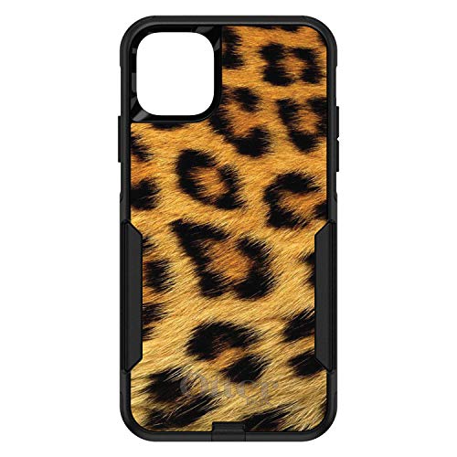 Brown Black Leopard Fur Skin Print On Black Case