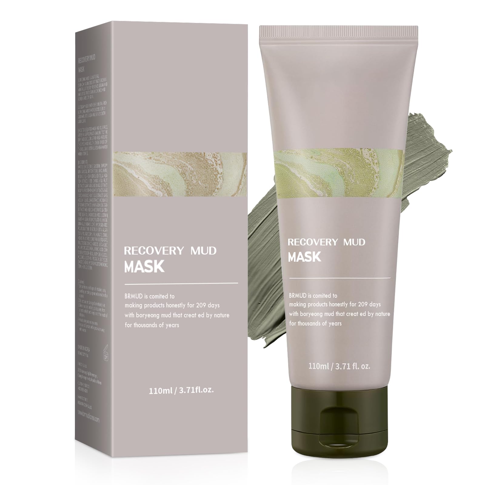 Korean Mud Mask for Face - Deep Clean Pores, Oil Control & Moisturize | Spa & Home Care