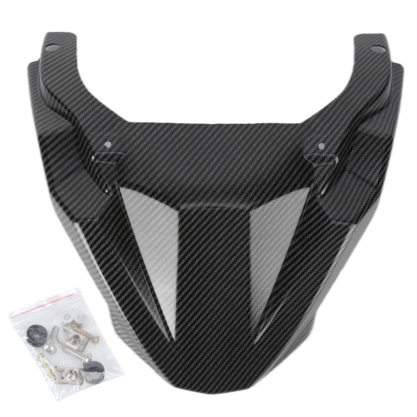 Carbon Fiber Motorcycle Front Mudguard Extension Cover for Yamaha FJ-09 2015-2019 - Durable Fender Protector, Water & Debris Shield - Perfect for Off-Road, Commuting & Wet Weather Riding