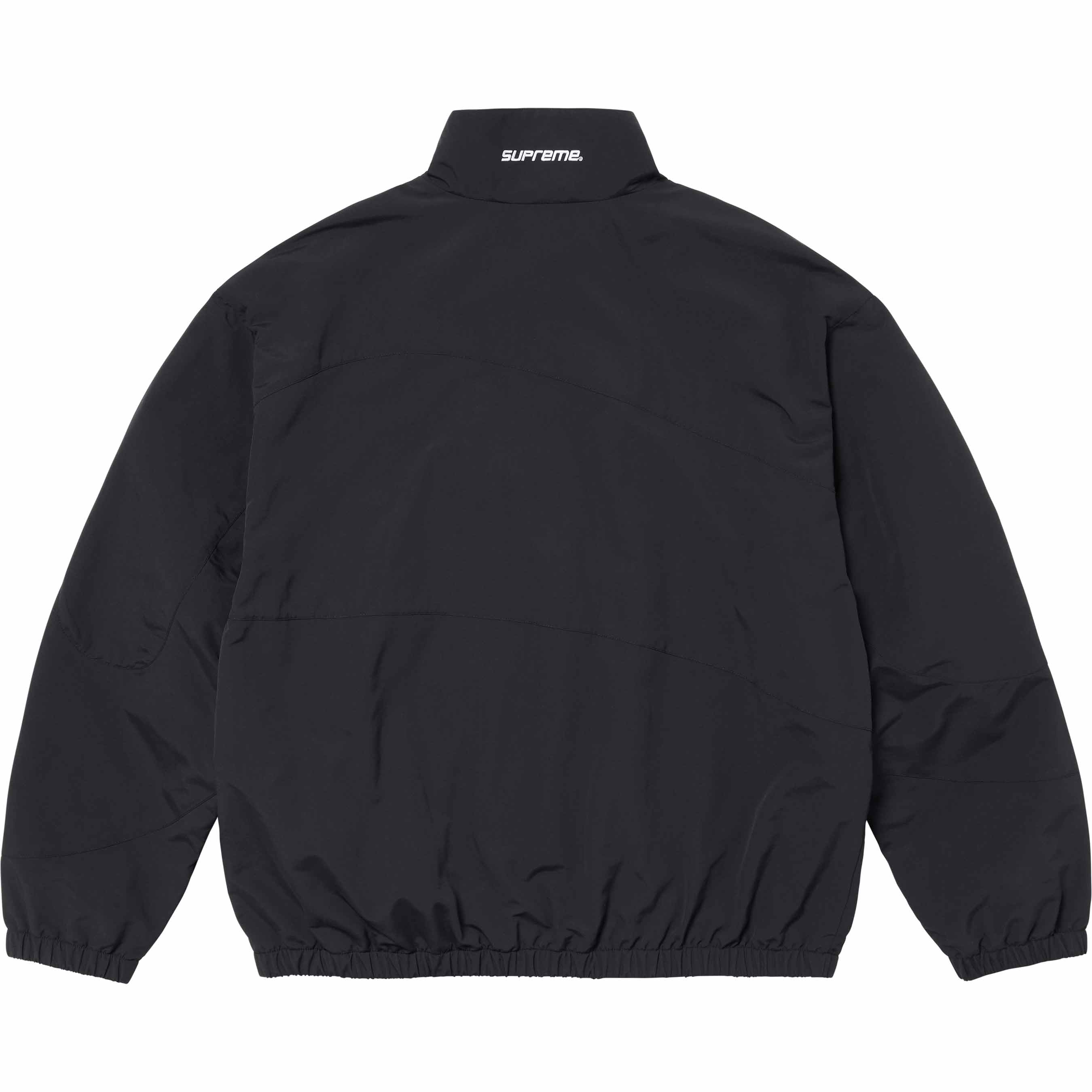 Supreme Curve Track Jacket for Men - Black Athletic Running Jacket with Zipper Pockets | Perfect for Gym Workouts, Jogging & Streetwear Fashion