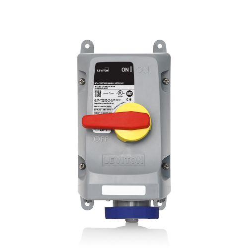Heavy Duty Non-Fused Pin & Sleeve Mechanical Interlock Connector - Industrial Grade Electrical Safety Device for Generators, Construction Sites & Marine Applications