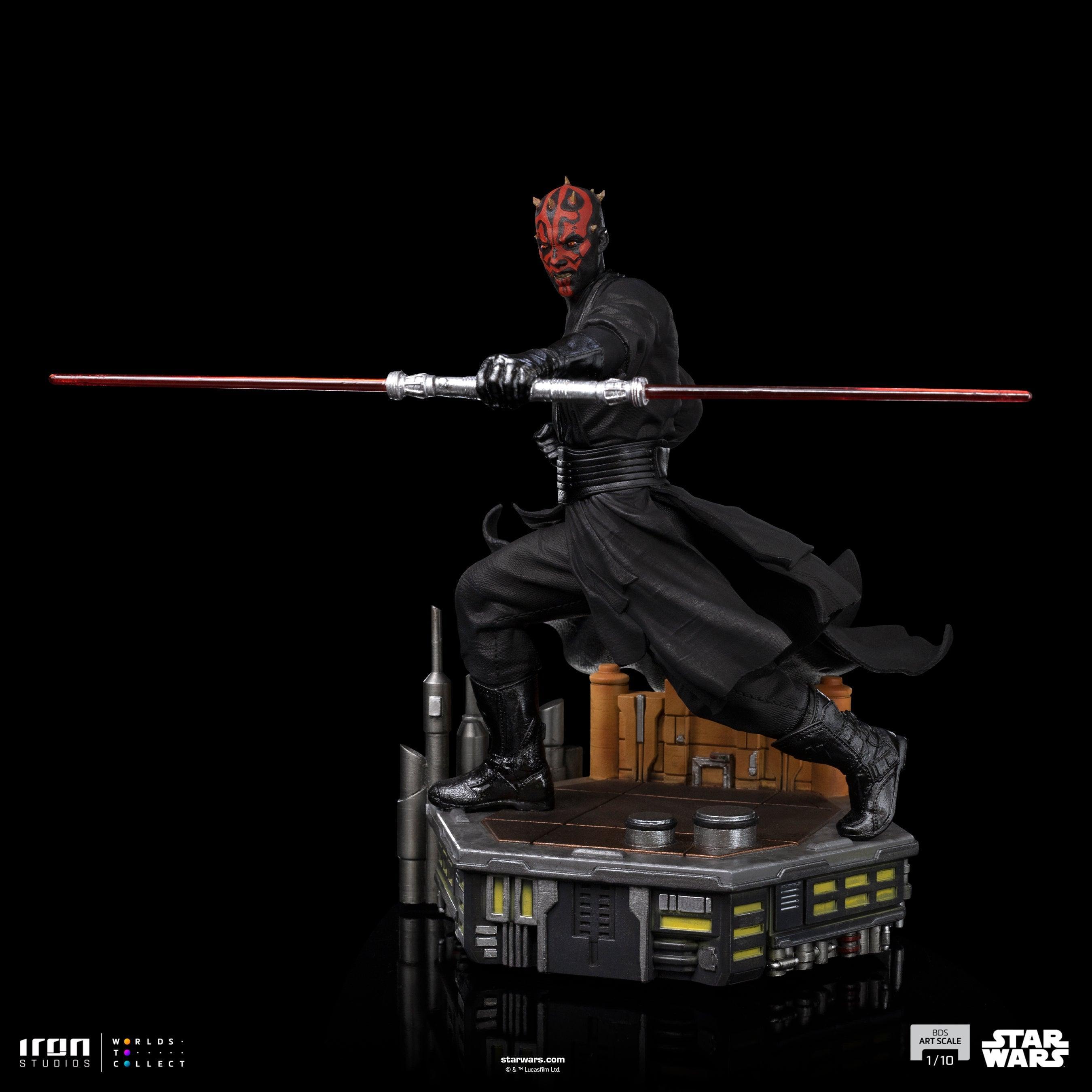 Iron Studios Star Wars Darth Maul BDS Art Scale 1/10 Statue - Premium Collectible Figure for Display & Home Decor