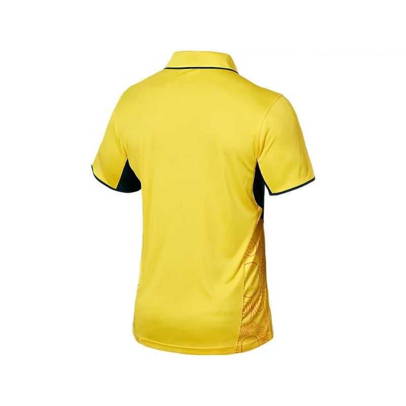 ASICS Cricket Australia Replica ODI Jersey for Adults - Official Team Shirt for Cricket Fans & Players | Perfect for Matches, Training & Casual Wear
