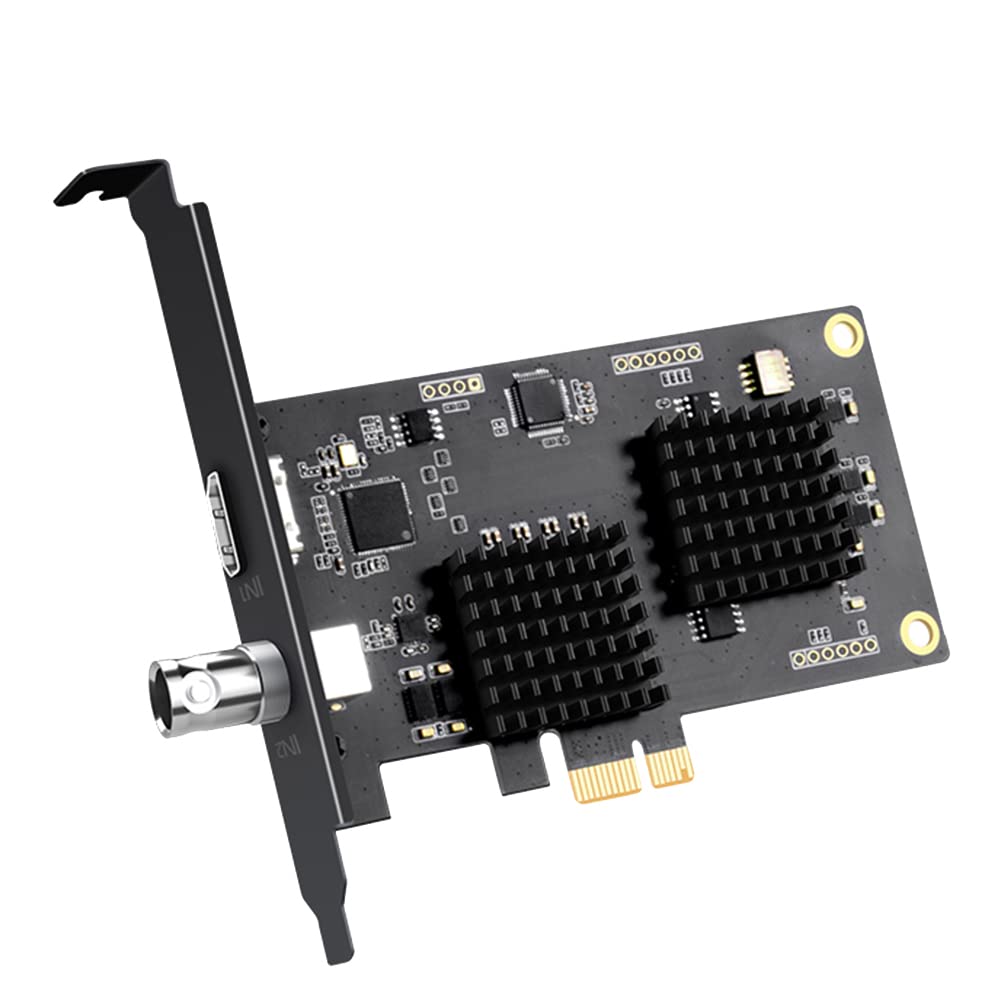 TsoLay Dual Way SDI Video Capture Card 1080P HD PCIE for VMIX, OBS, and Video Conferencing | Live Streaming, Gaming, and Professional Broadcasting