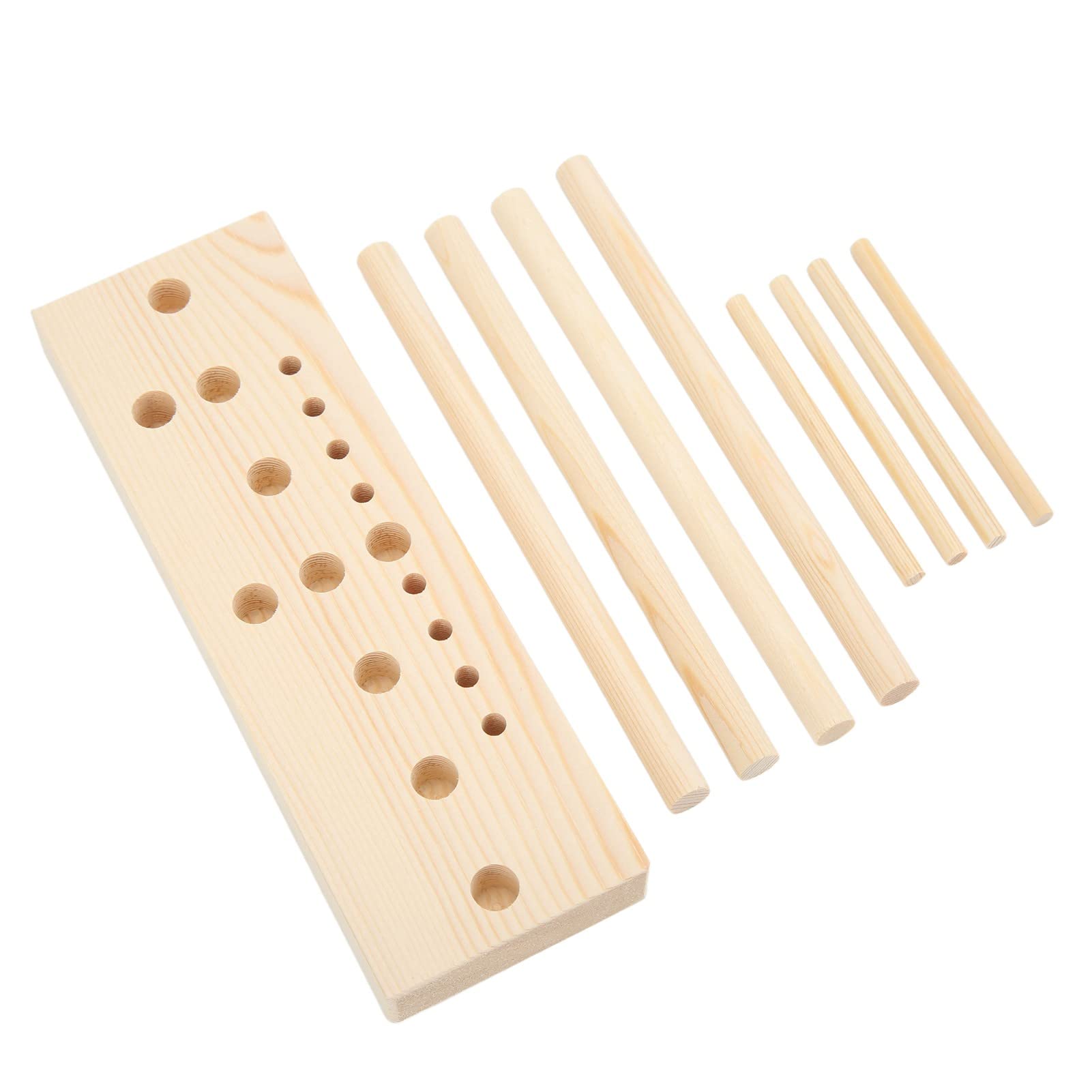 Adjustable Wooden Ribbon Bow Maker Tool - Multi-Size DIY Craft Kit for Christmas Bows, Holiday Wreaths & Home Decorations | Perfect for Gift Wrapping, Party Decor & Seasonal Crafts