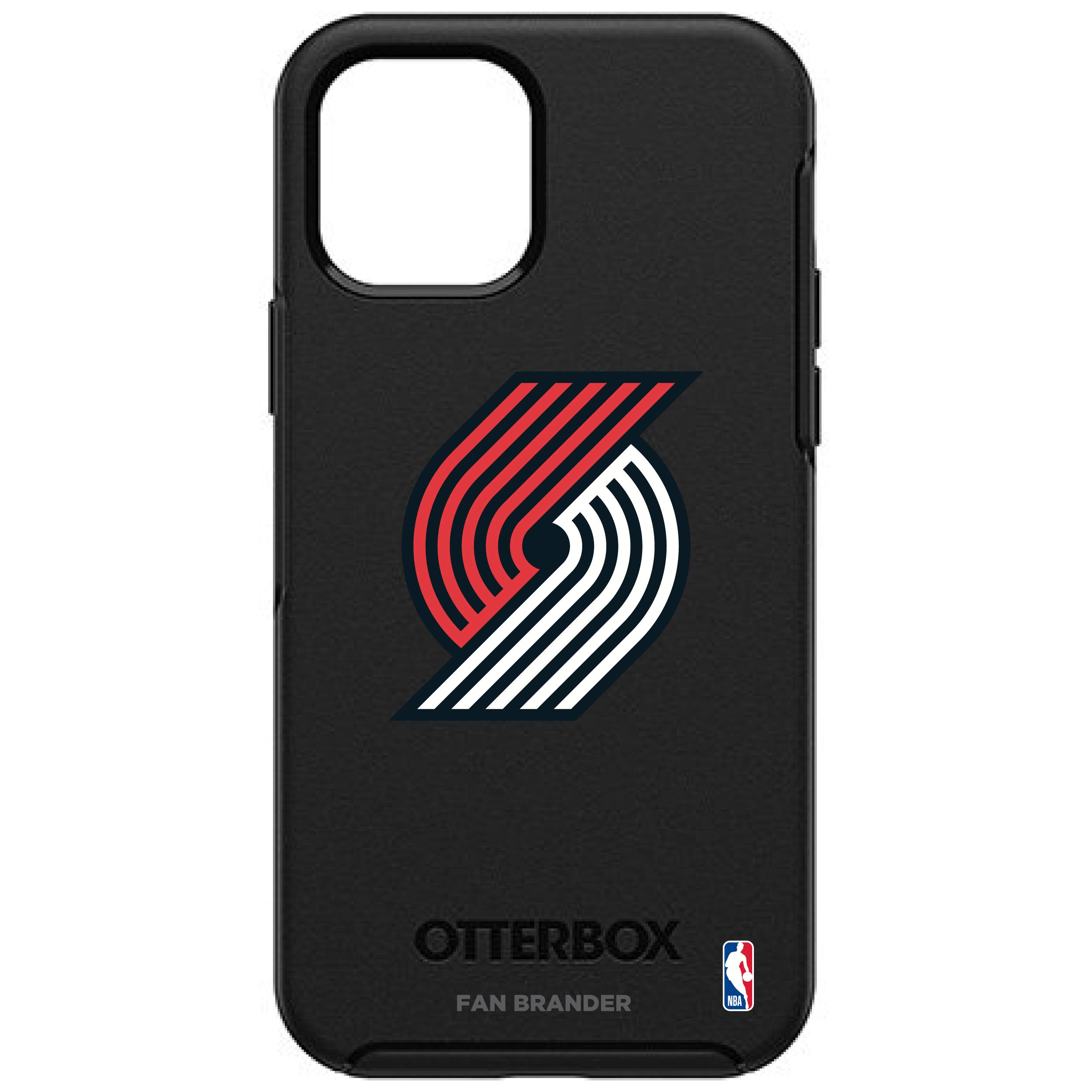 NBA Portland Trail Blazers OtterBox Symmetry Series Protective Phone Case for iPhone 13 Mini - Durable Shockproof Cover with Team Logo (Perfect for Basketball Fans & Game Day)