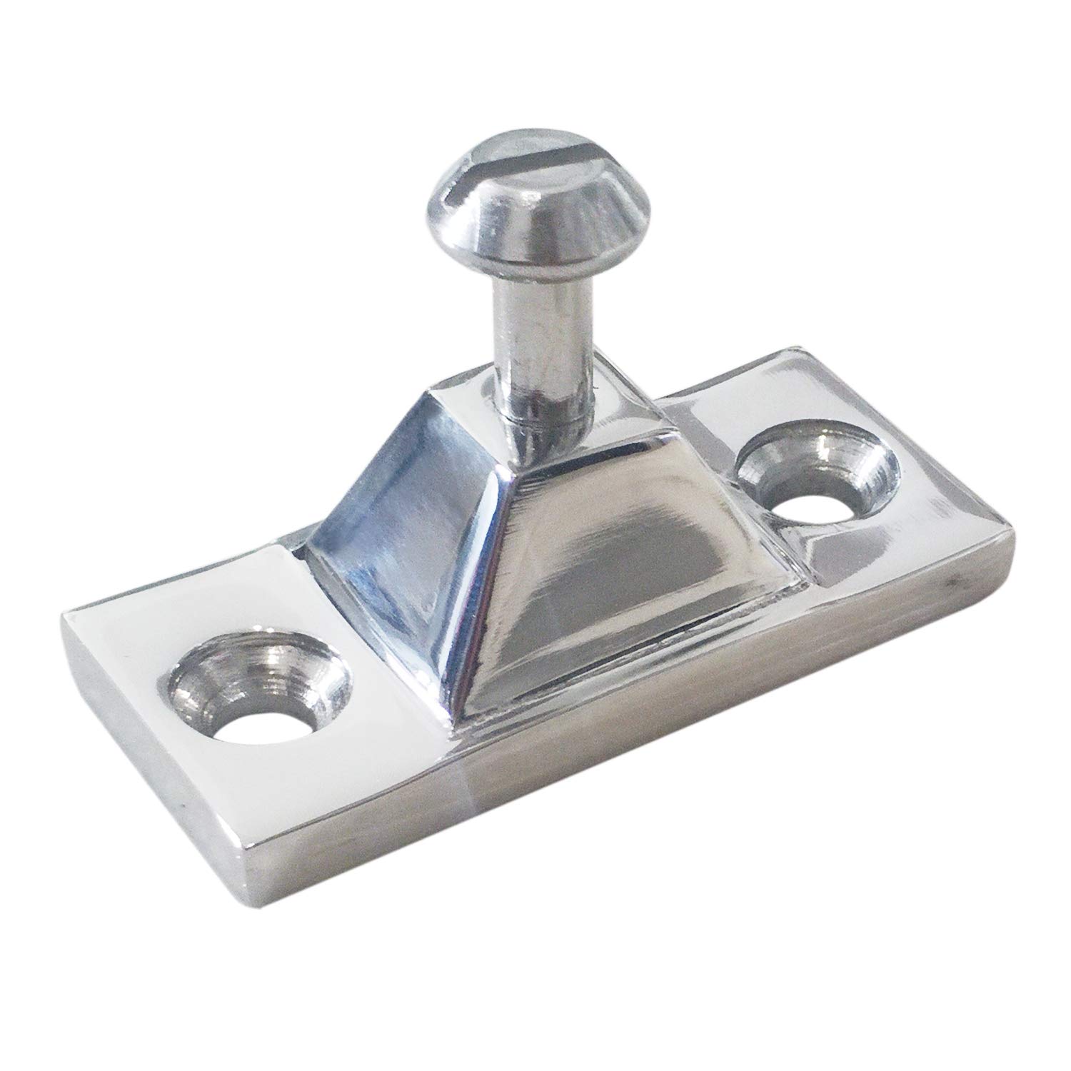 Premium 316 Stainless Steel Marine Grade Deck Hinge - Side Mount, Heavy Duty & Corrosion Resistant (Pack of 2) for Boat, Dock & Outdoor Furniture Applications