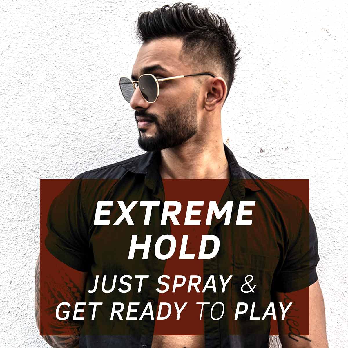 USTRAA Hair Fixing Spray - Strong Hold Hairspray for Long Hair | Extreme Hold Hair Spray with Shine & Even Coating | Finer Mist Spray | Perfect for Styling, Updos & All-Day Hold