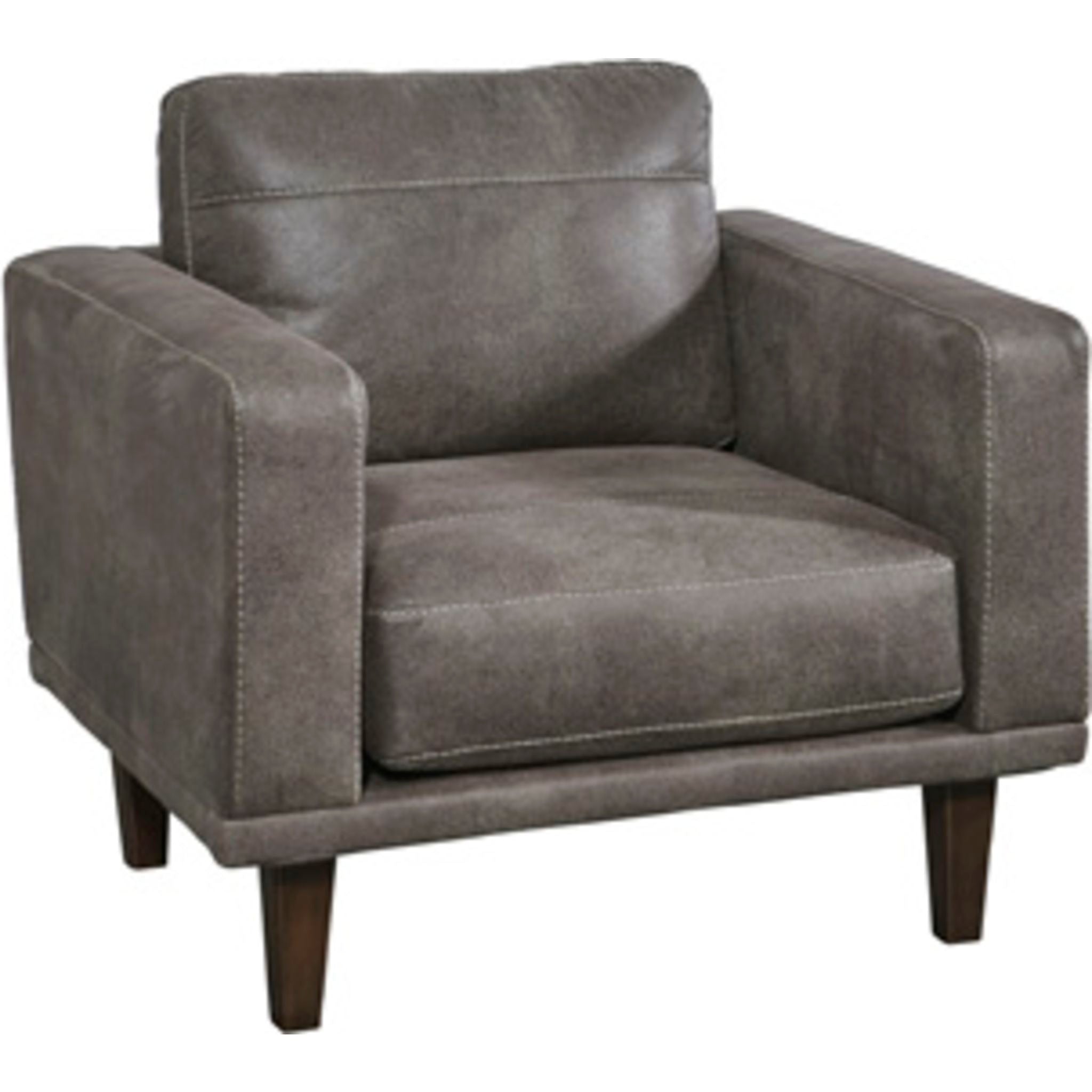 Arroyo Chair in Smoke Gray - Modern Accent Chair for Living Room, Bedroom, or Office - Perfect for Relaxing, Reading, and Home Decor