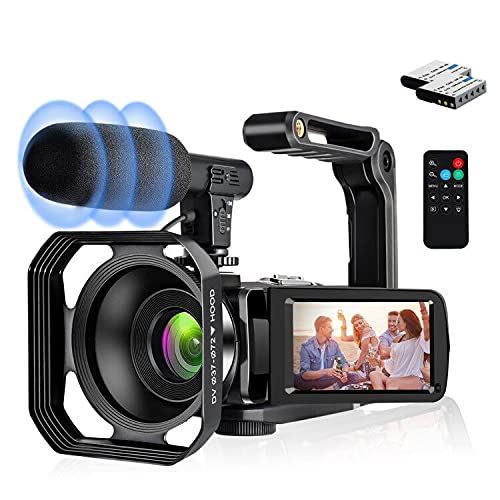 4K Waterproof Digital Video Camera Camcorder - Full HD 1080P, 16MP, 30FT Underwater, 2.4
