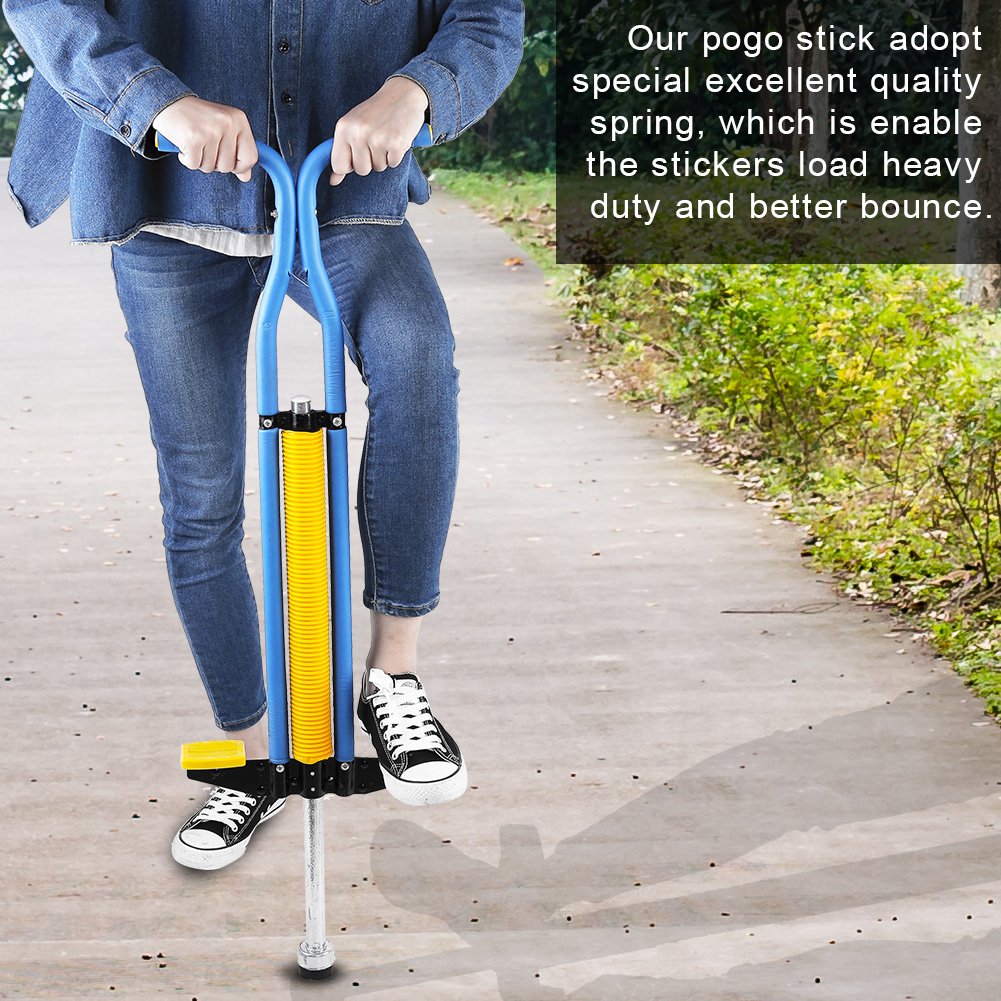 EVTSCAN Jackhammer Jump Stick - Double Bar Pogo Stick for Kids, Fun & Educational Sports Equipment for Outdoor Play and Exercise