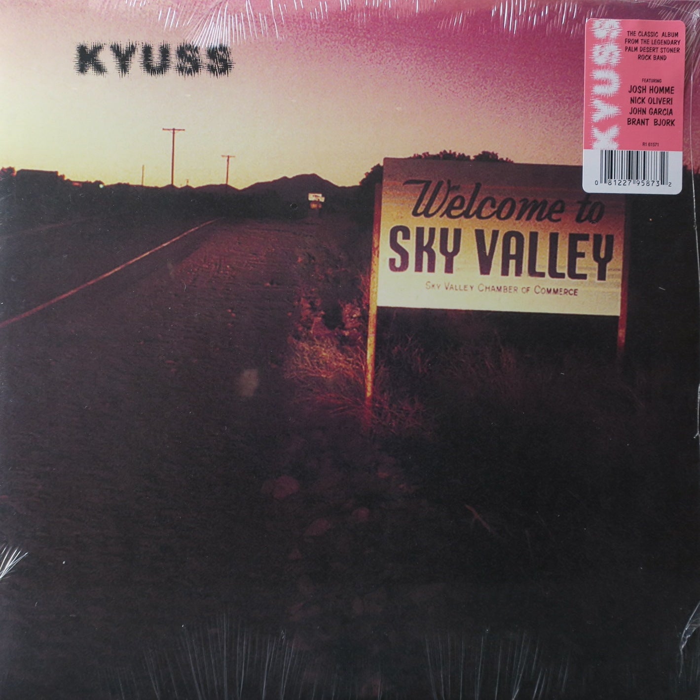 KYUSS 'Welcome to Sky Valley' Vinyl Record LP - Limited Edition 90s Stoner Rock Music Album for Collectors & Audiophiles - Perfect for Vinyl Enthusiasts, Home Listening & Music Gifts