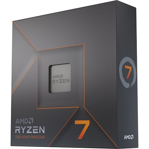 AMD Ryzen 7 7700X 8-Core 16-Thread Desktop Processor with 40MB Cache & 5.4GHz Boost Clock - Perfect for Gaming, Streaming & Content Creation PCs