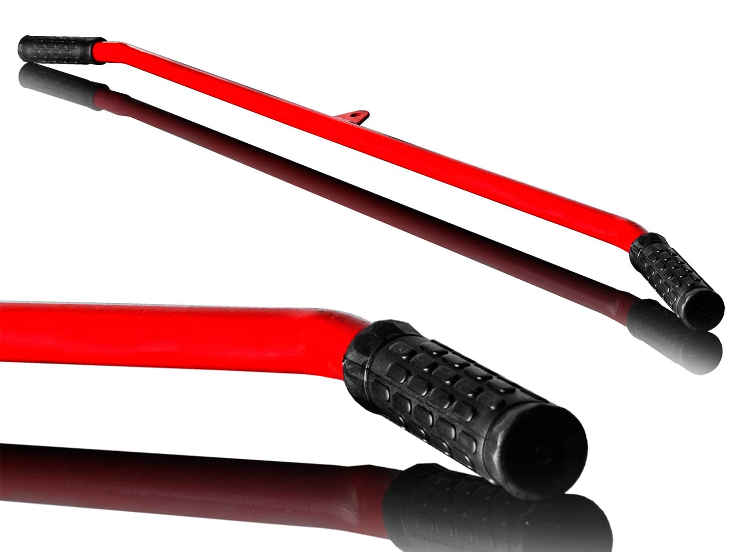FH Tricep Double Rope & V Bar - Multipurpose Gym Attachment for Tricep Press Down, Seated Row & Full Extensions | M8 Hook with Foam Handle | Perfect for Home & Commercial Gym Workouts
