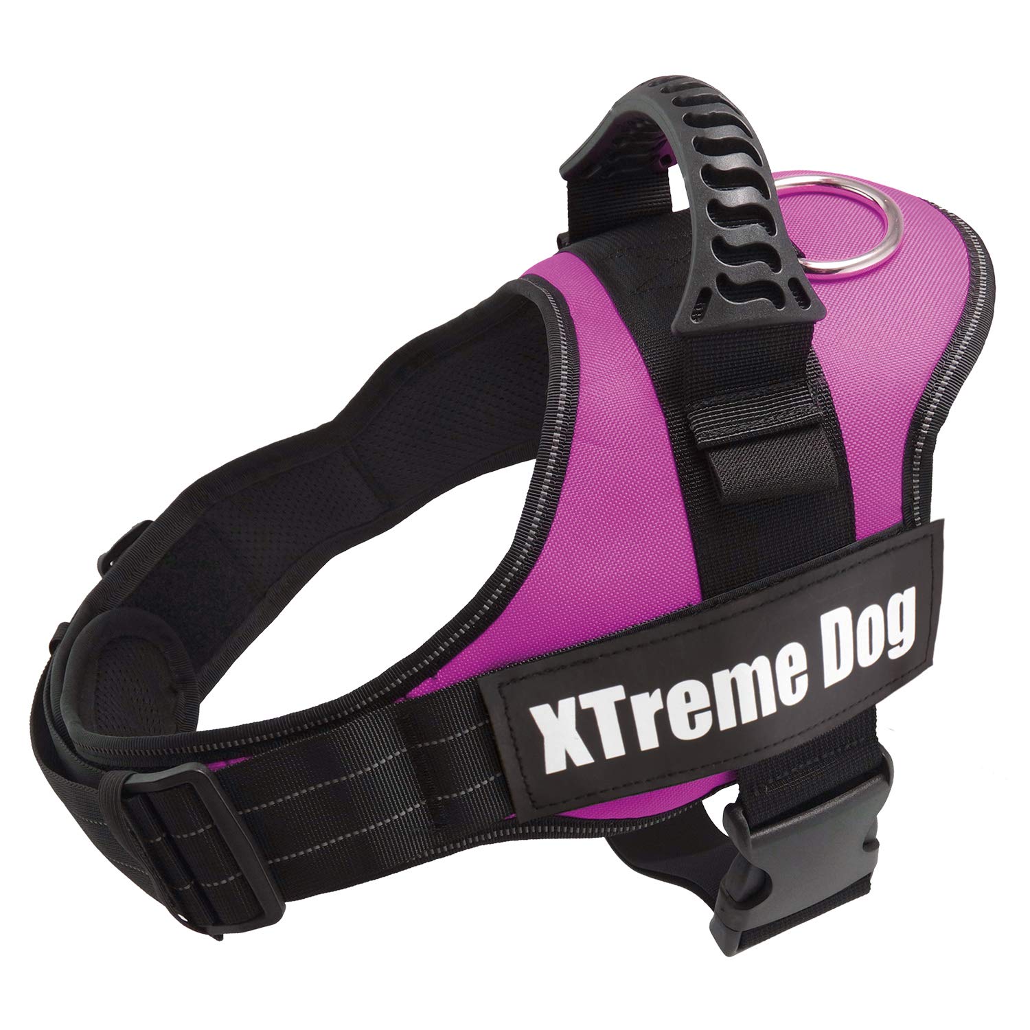Xtreme Dog Harness for Large Dogs (70-95 cm) - Adjustable Pink Pet Harness for Walking, Running & Outdoor Adventures