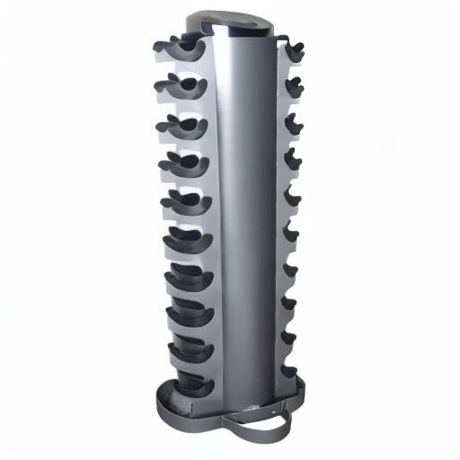 Fitness First 10-Pair Dumbbell Storage Rack - Silver | Heavy Duty Dumbbell Organizer for Home Gym, Garage & Workout Space