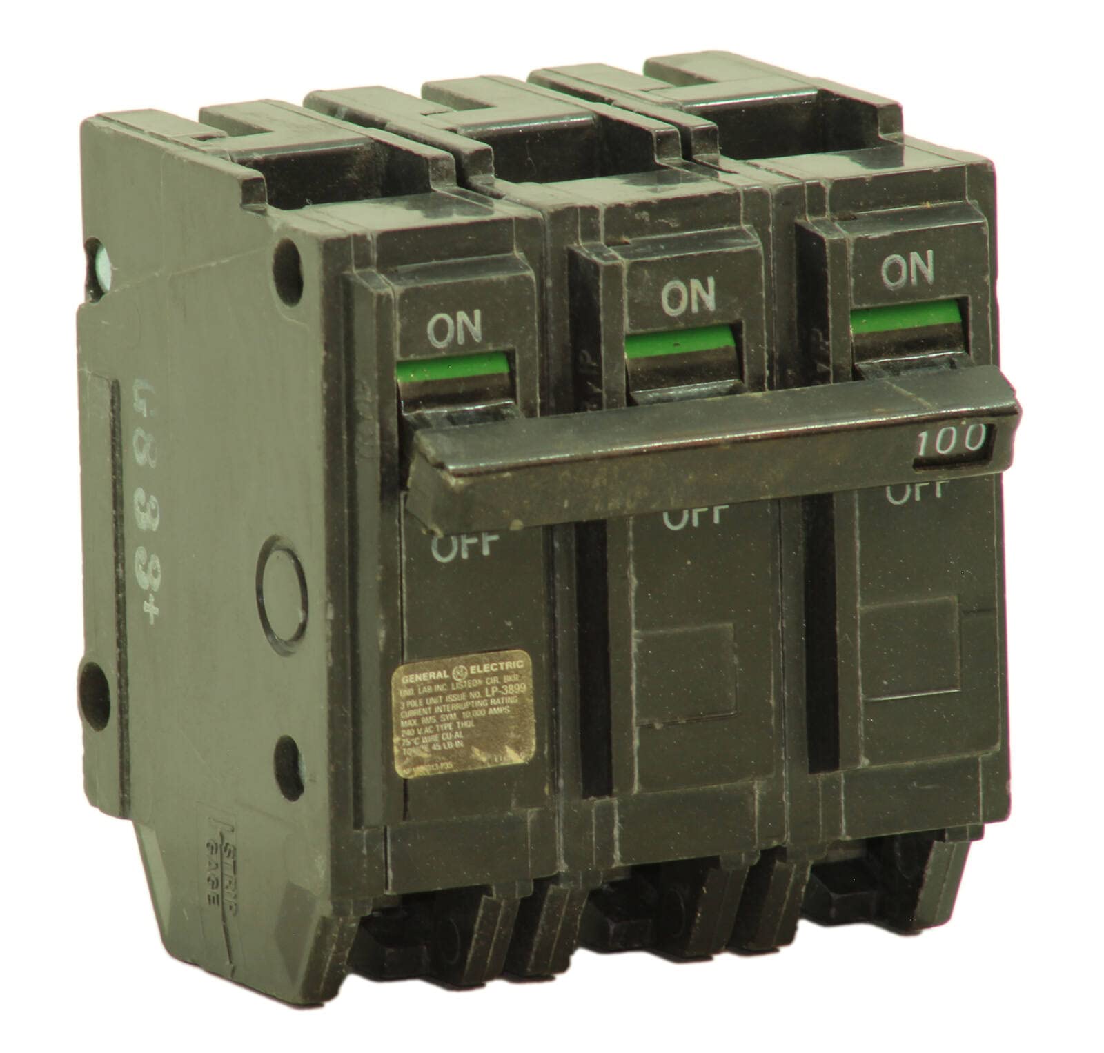 General Electric THQL32100 Plug-In Circuit Breaker - Residential & Light Commercial Use for Electrical Panels & Home Safety