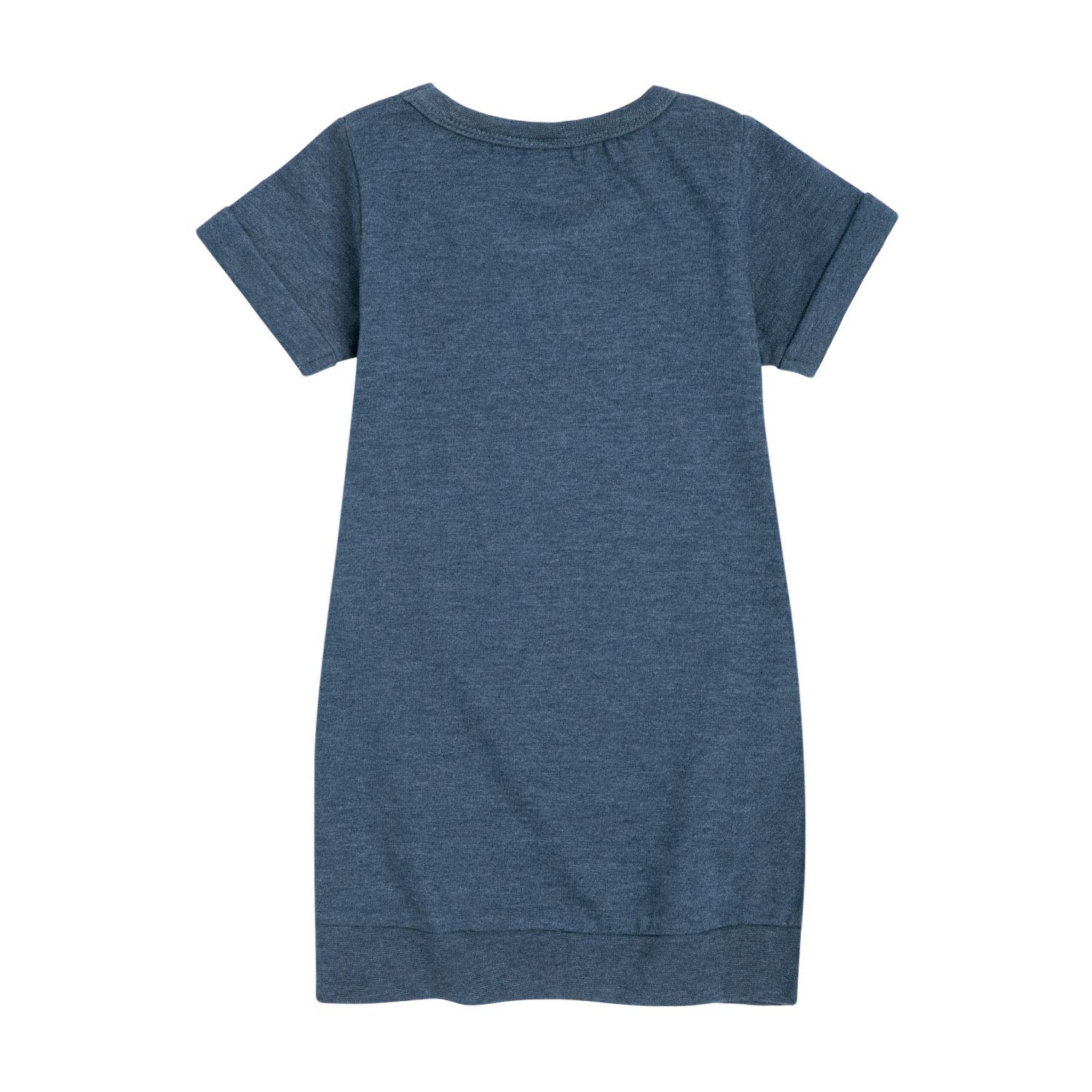 HYBRID APPAREL Blue Clues & You! Fleece Dress for Toddler & Youth Girls - Soft Paw Logo Design - Cozy Winter Outfit for Playdates & Preschool