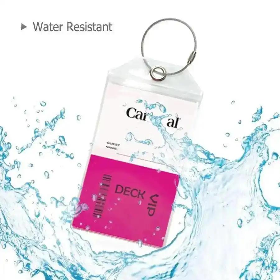 Durable Cruise Luggage Tags for Travel - Waterproof & Customizable Name Tags for Cruise Ships, Suitcases & Bags | Perfect for Carnival, Royal Caribbean & Disney Cruises
