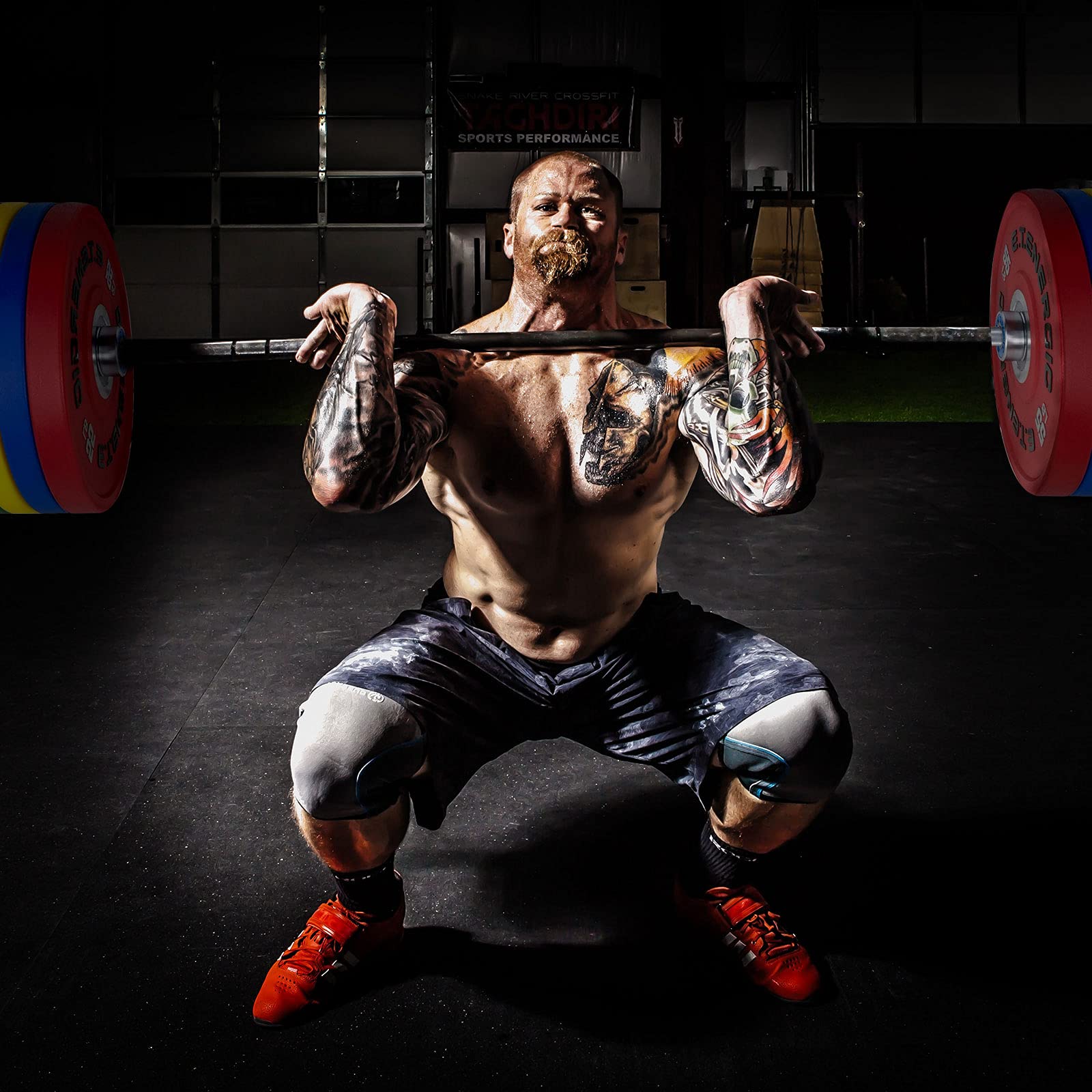 10LB-55LB Odorless Olympic Bumper Plates with 2