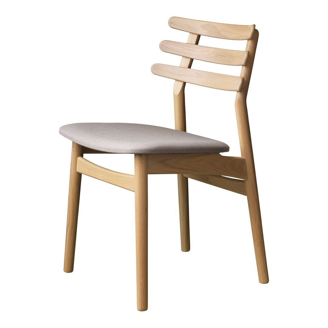 J48 Upholstered Chair - Modern Comfortable Fabric Dining Chair for Home & Office - Perfect for Dining Room, Kitchen, or Workspace