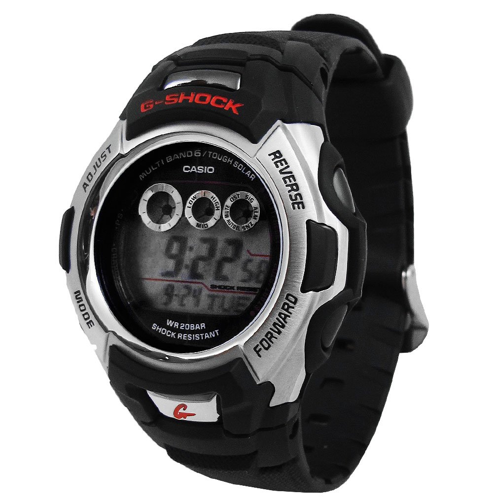 Casio G-Shock GWM500A-1 Solar Atomic Digital Watch for Men - Waterproof, Shock Resistant, Multi-Band 6 Atomic Timekeeping - Perfect for Outdoor Adventures, Sports & Everyday Wear
