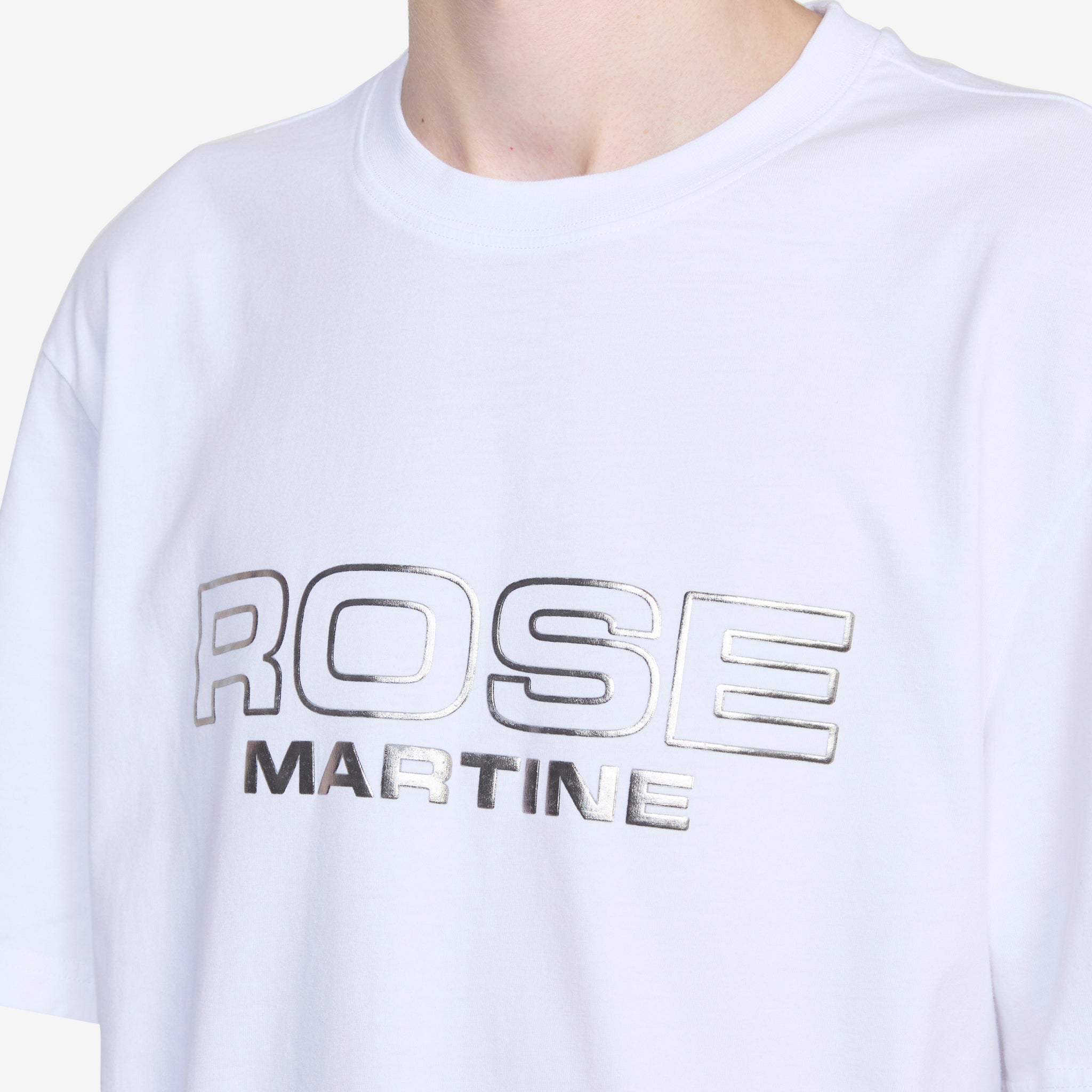Classic White Rose Outline T-Shirt - Soft Cotton Vintage Tee for Women & Men - Perfect for Casual Wear, Date Nights & Gifting