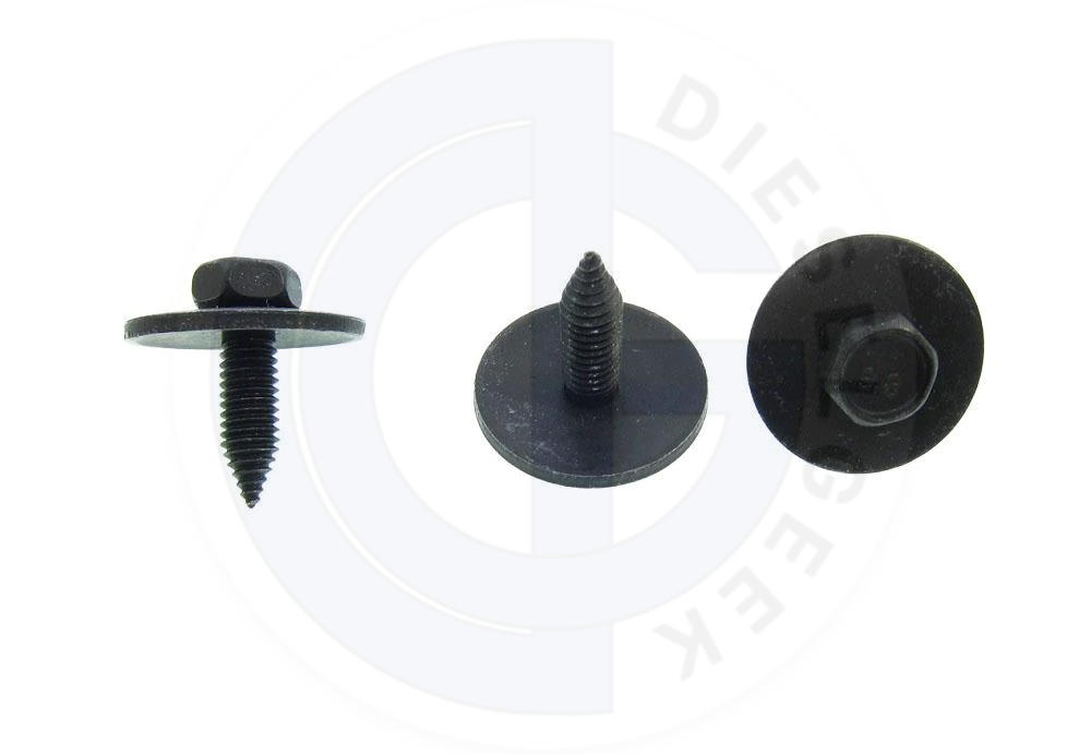 M6 1.0 Black Large Washer SEM Screw - Heavy Duty Fastener for Automotive, Machinery & Industrial Applications
