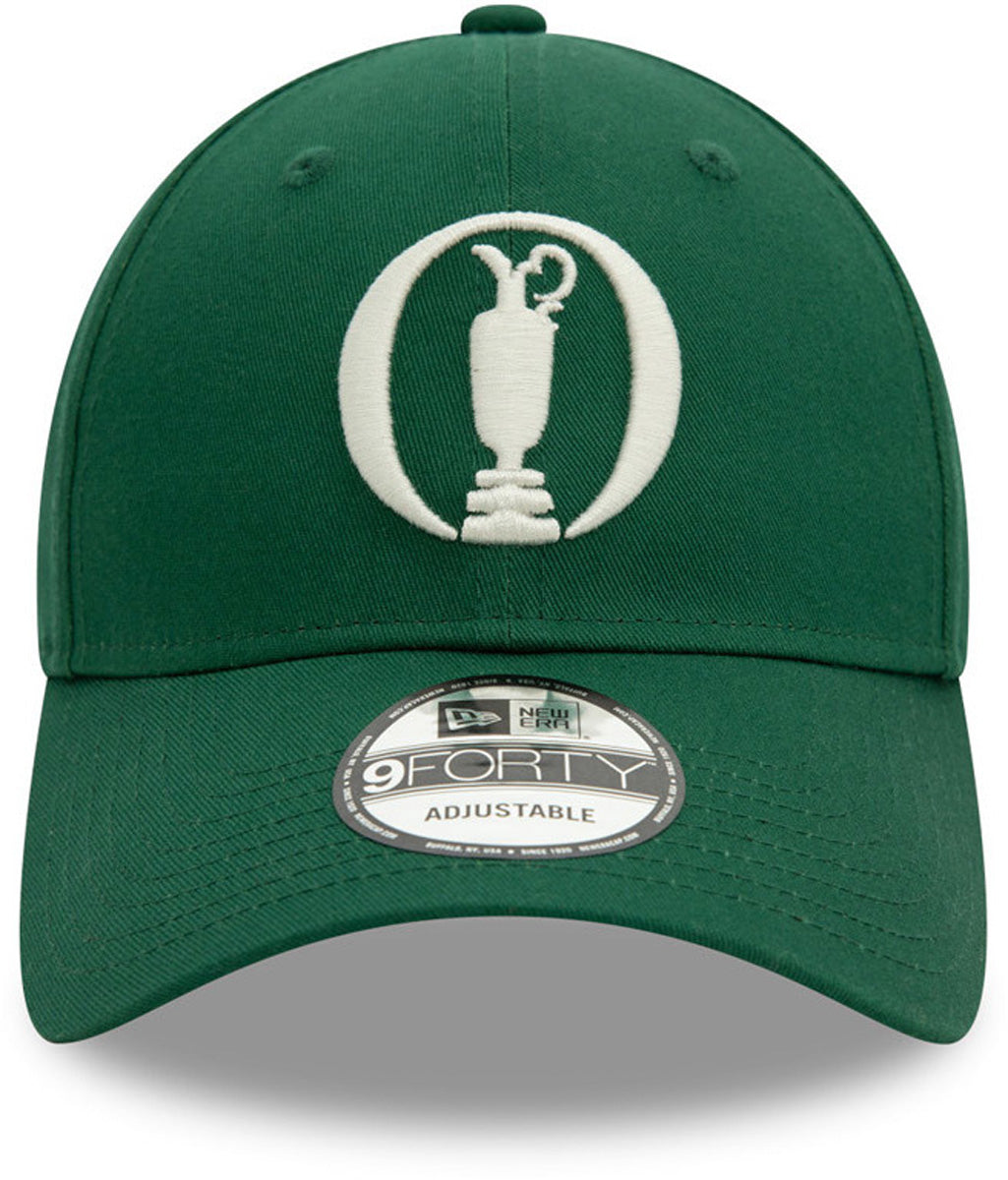 Open Portrush New Era Green Tournament Cap - Adjustable Snapback Hat for Golf, Sports & Casual Wear - Perfect for Golfers, Fans & Outdoor Activities